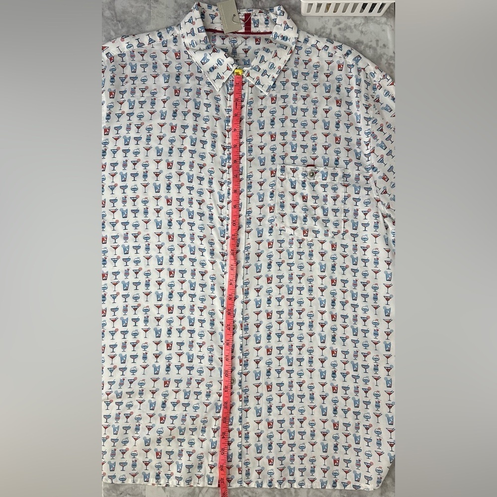 NiCoby Premium men's Happy Hour button down shirt size XL - Picture 5 of 10